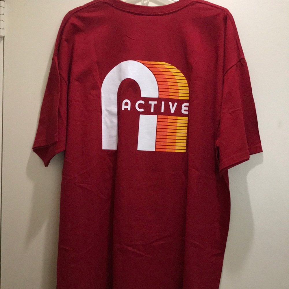 Active Ride Shop T-Shirt (RED) - Picture 2 of 3